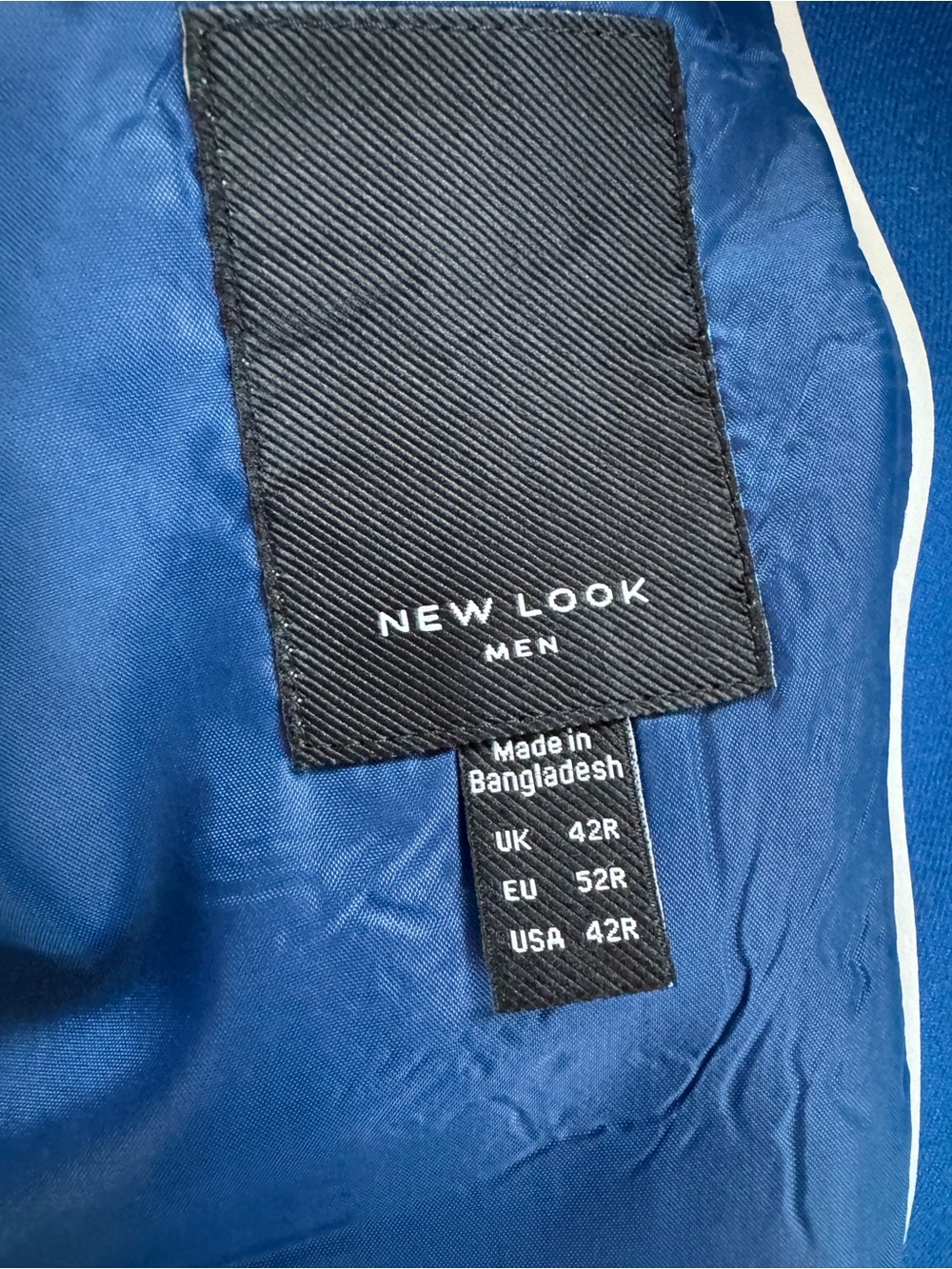 ASOS Men 42 R blue suit jacket - Picture 3 of 4